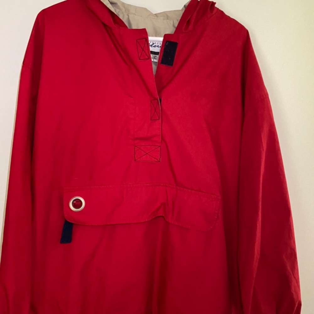 Red Windbreaker